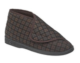 Mens Comfylux Washable Touch Fastening Slipper