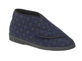 Mens Comfylux Washable Touch Fastening Slipper