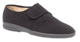 Mens Black Stretch Lycra Slipper "Arthur"
