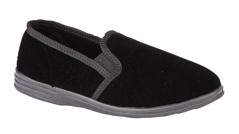 Mens Velour Slipper "Ross"