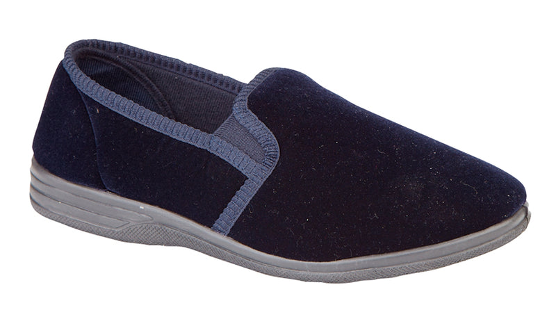 Mens Velour Slipper "Ross"