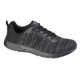 Mens/Ladies Black/Grey Rdek "Shark" Textile /Mesh Trainer