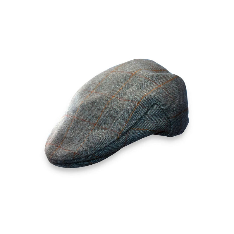 PJ Powell Tweed Flat Cap
