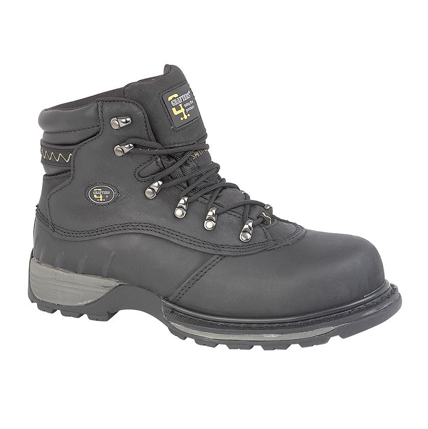 Mens Grafters Waxy Leather Safety Boot