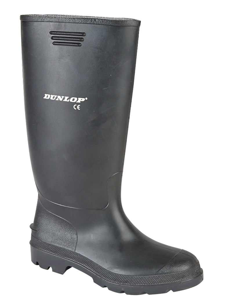 Dunlop 'Pricemastor' Wellingtons in Black or Green