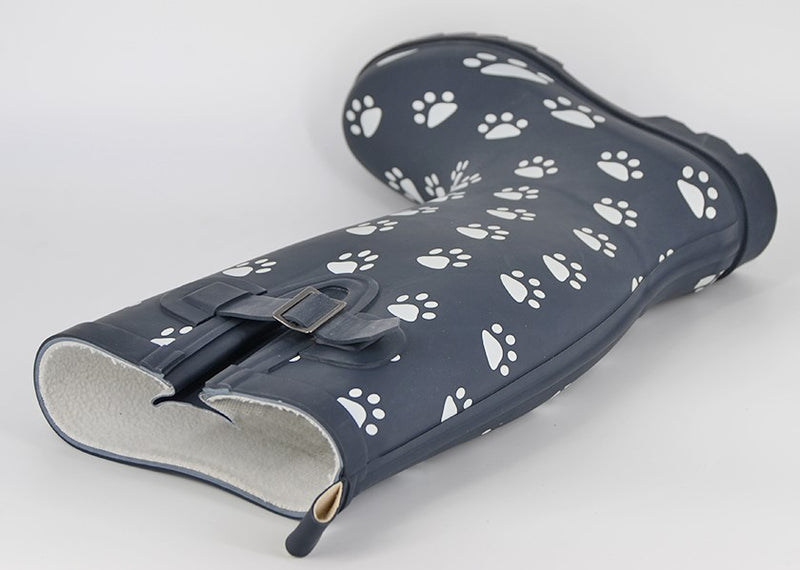 Ladies Stormwells Wide Fitting Leg Rubber Wellington