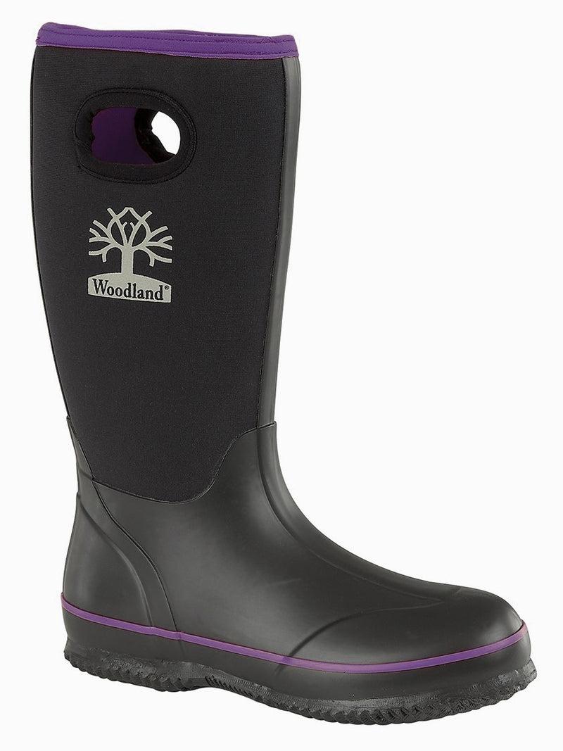 Ladies Woodland Quality Pull On Wellington