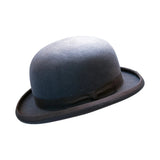 Grey Wool Felt Bowler Hat