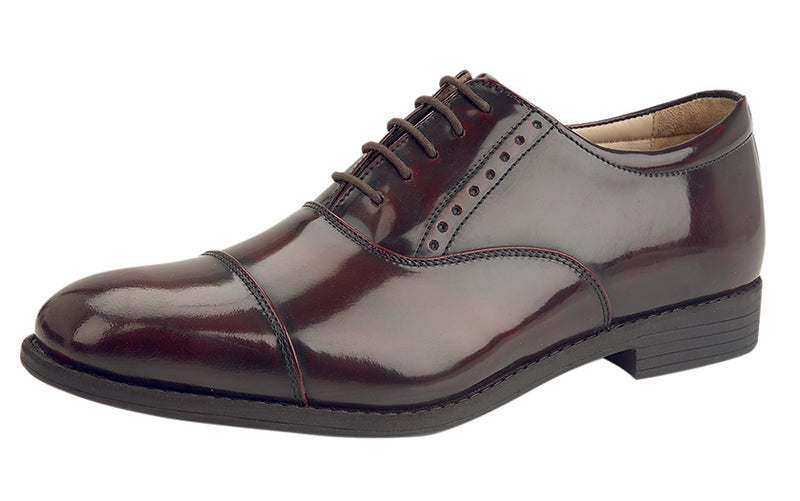 Mens TredFlex Leather Capped Oxford